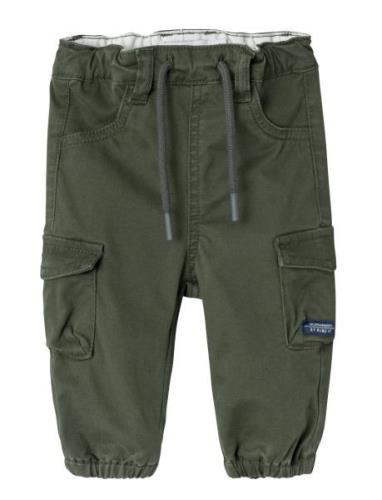 Nbmben Cargo R Twi Pant 1771-Hi Noos Bottoms Green Name It