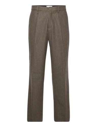 Ari Trouser Designers Trousers Formal Brown Wax London