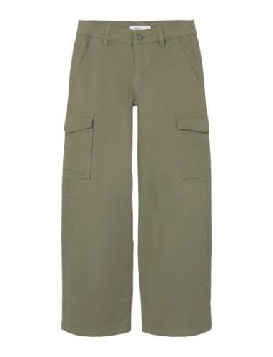 Nkfrose Wide Twill Cargo 8108-Ba Noos Bottoms Khaki Green Name It