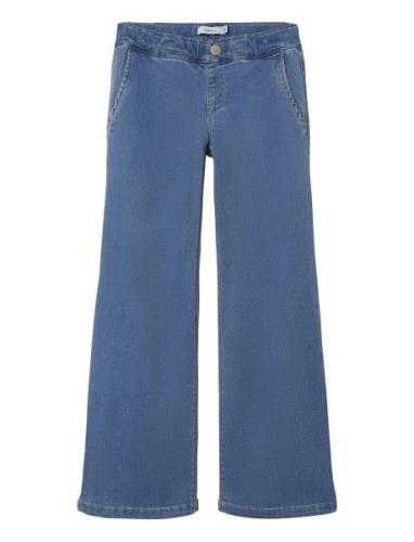 Nkfsalli Wide Jeans 8293 -To Noos Bottoms Jeans Wide Jeans Blue Name I...