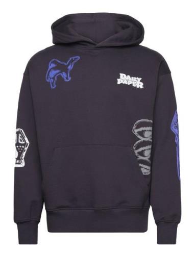 Raymond Hoodie Designers Sweat-shirts & Hoodies Hoodies Navy Daily Pap...