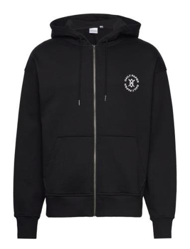 Ezar Zip Hoodie Designers Sweat-shirts & Hoodies Hoodies Black Daily P...