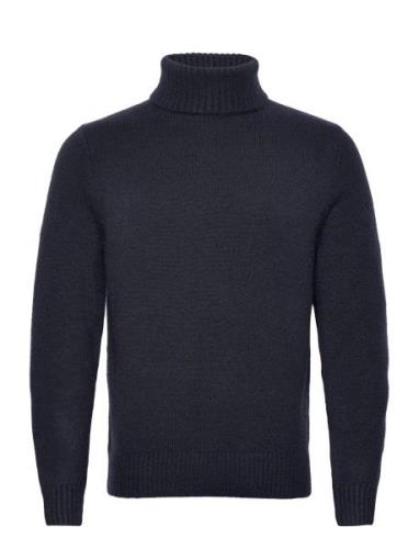 Brushed Roll Neck Jumper Tops Knitwear Turtlenecks Navy Superdry