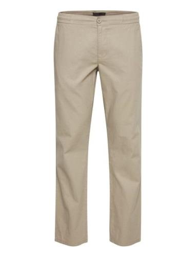 Pants Bottoms Trousers Casual Beige Blend