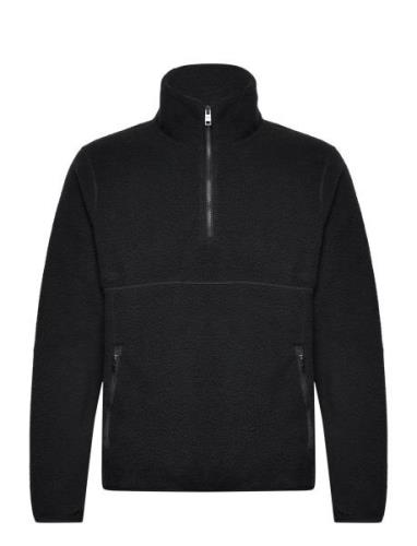 Zip-Neck Fleece Sweatshirt Tops Sweat-shirts & Hoodies Fleeces & Midla...