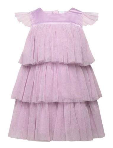 Dress Mesh Flounces Baby Doll Dresses & Skirts Dresses Partydresses Pu...