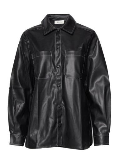 Faminamd Shirt Tops Overshirts Black Modström