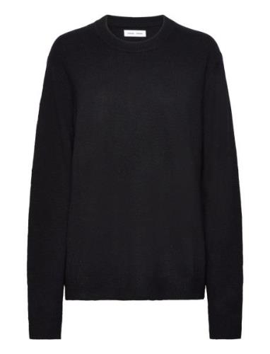 Isak Knit Sweater 15010 Designers Knitwear Round Necks Black Samsøe Sa...