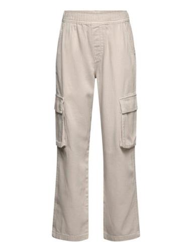 Loose Fit Cargo Pants Bottoms Beige Tom Tailor