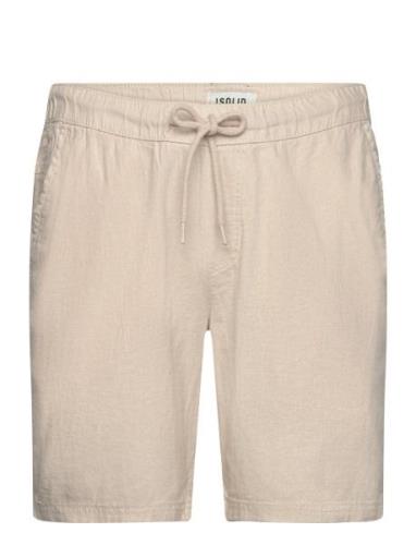 Sdaurelius Elas. Bottoms Shorts Casual Cream Solid