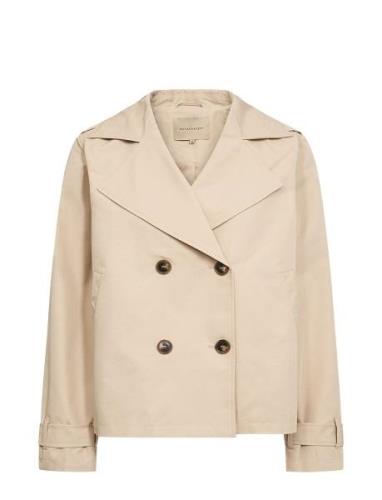 Sc-Amanda Outerwear Jackets Light-summer Jacket Beige Soyaconcept