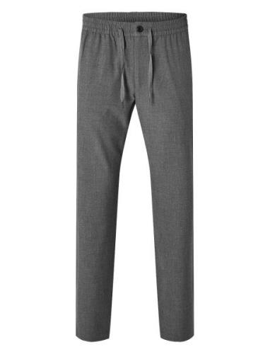 Slh196-Straight Robert String Pant Noos Bottoms Trousers Casual Grey S...