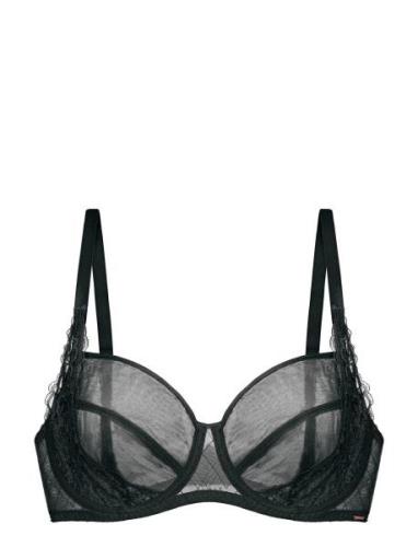 Saylor Wired Bra Lingerie Bras & Tops Full Cup Bras Black Dorina