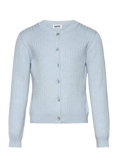 Gloria Tops Knitwear Cardigans Blue Molo