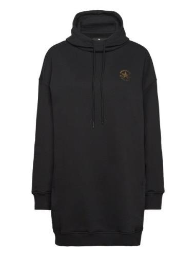 Longline Hoodie Sport Sweat-shirts & Hoodies Hoodies Black Converse