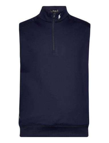 Stretch Jersey Quarter-Zip Vest Sport Vests Navy Ralph Lauren Golf