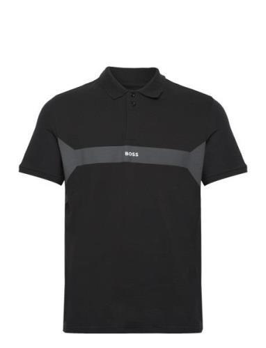 Paddy 2 Sport Polos Short-sleeved Black BOSS