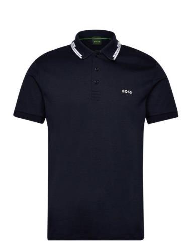 Paule Sport Polos Short-sleeved Navy BOSS