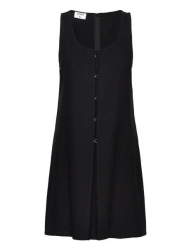 Re:sourced Crepe Tank Dress Designers Short Dress Black Filippa K