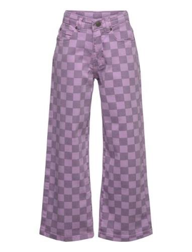 Tnjania Wide Jeans Bottoms Jeans Wide Jeans Purple The New