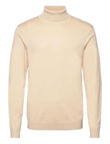 Rrtheo Knit Tops Knitwear Turtlenecks Beige Redefined Rebel