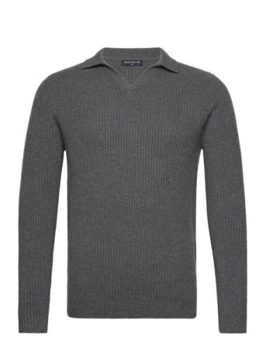 Laird Tops Knitwear V-necks Grey Reiss