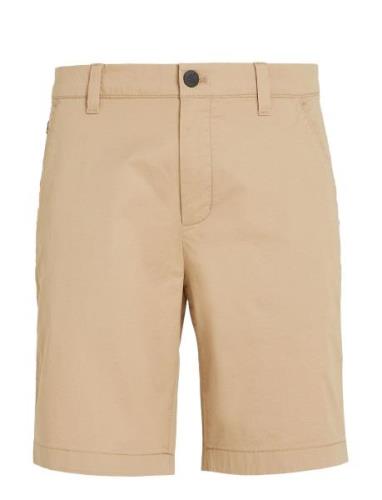 Slim Chino Short Bottoms Shorts Chinos Shorts Beige Calvin Klein Jeans