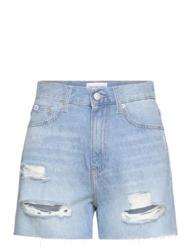 Mom Short Bottoms Shorts Denim Shorts Blue Calvin Klein Jeans