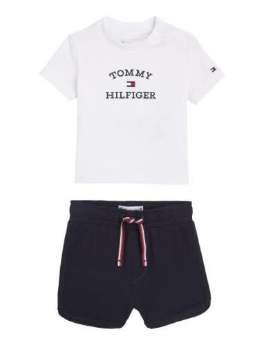 Baby Th Logo Short Set Sets Sets With Short-sleeved T-shirt Multi/patt...