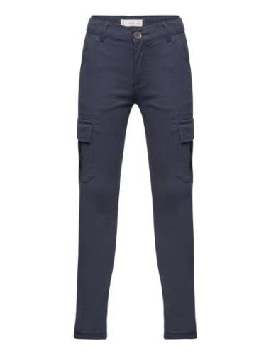 Regular-Fit Cargo Trousers Bottoms Navy Mango