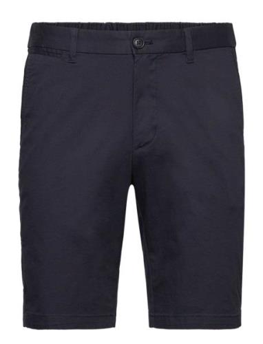 Slim-Fit Chino Cotton Bermuda Shorts Bottoms Shorts Casual Navy Mango