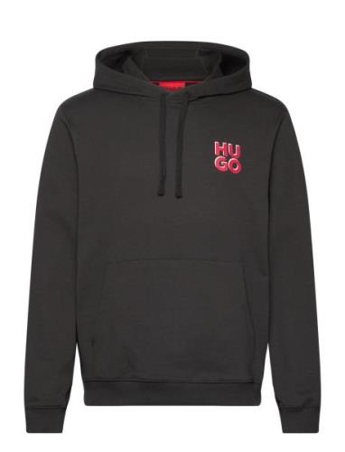 Dimonihood Designers Sweat-shirts & Hoodies Hoodies Black HUGO