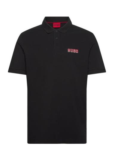 Diqonos Designers Polos Short-sleeved Black HUGO