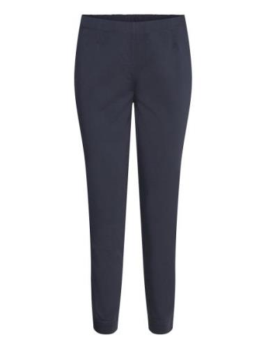 Mapoppy Cropped Bottoms Trousers Slim Fit Trousers Navy Masai