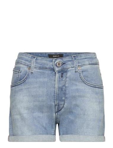 Anyta Shorts C-Stretch Bottoms Shorts Denim Shorts Blue Replay