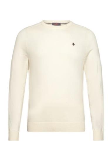 Merino Ck Designers Knitwear Round Necks White Morris