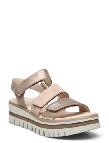 Sandal Shoes Summer Shoes Platform Sandals Gold Gabor