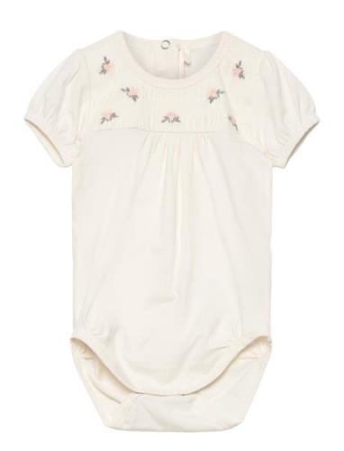 Body Ss Bodies Short-sleeved Cream En Fant