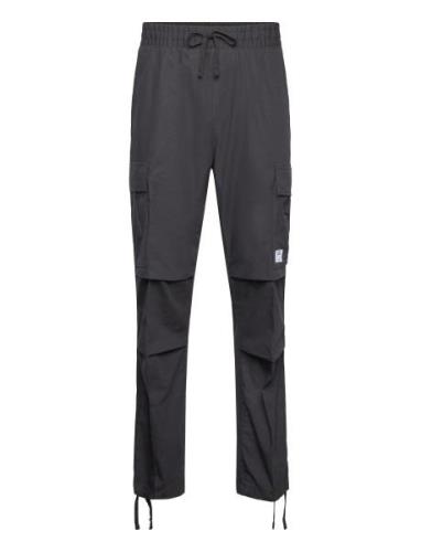 Gadic242 Bottoms Trousers Cargo Pants Black HUGO BLUE