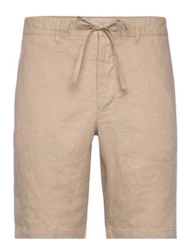 Relaxed Linen Ds Shorts Bottoms Shorts Casual Beige GANT