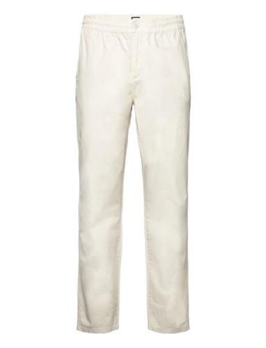 Fine Twill Hektor Pants Bottoms Trousers Casual Cream Mads Nørgaard