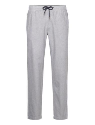 Oxford Drawstring Pants Bottoms Trousers Casual Grey Lindbergh