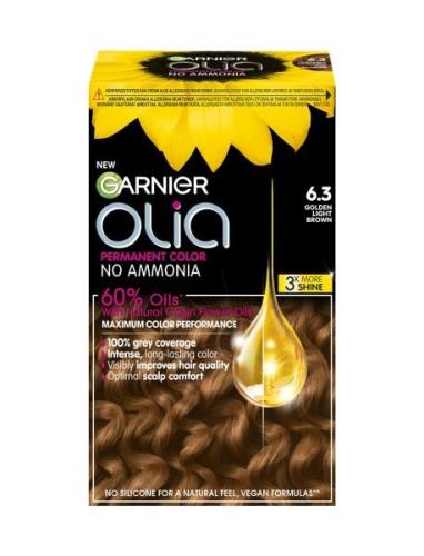 Garnier Olia 6.3 Golden Light Brown Beauty Women Hair Care Color Treat...