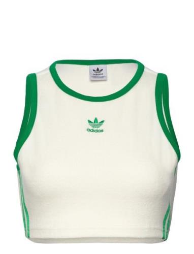 Terry Crop Tank Tops Crop Tops Sleeveless Crop Tops White Adidas Origi...