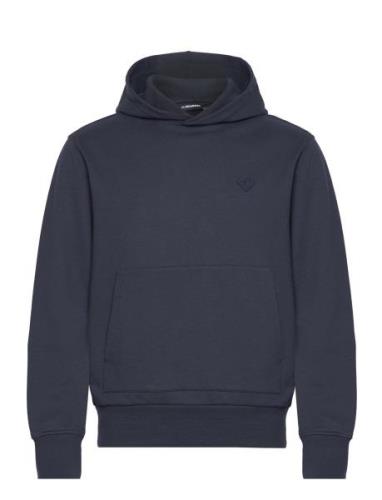 Thorne Hood Designers Sweat-shirts & Hoodies Hoodies Navy J. Lindeberg