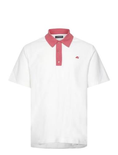 Roland Polo Tee Designers Polos Short-sleeved White J. Lindeberg