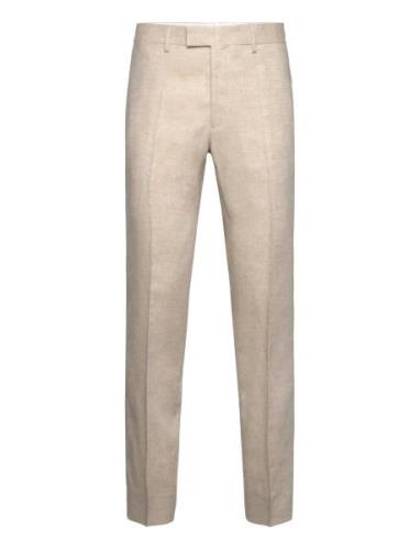 Grant Super Linen Pants Designers Trousers Formal Cream J. Lindeberg