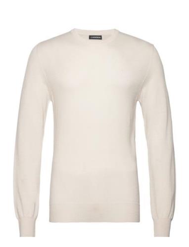 Lyle Light Merino Sweater Designers Knitwear Round Necks White J. Lind...