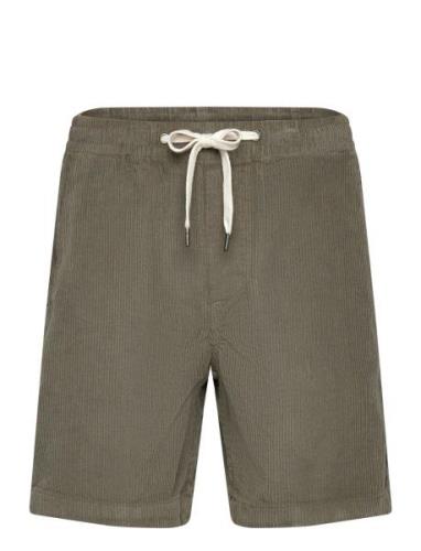 Corduroy Shorts Bottoms Shorts Casual Green Lindbergh