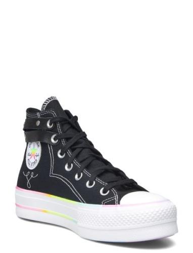 Chuck Taylor All Star Lift Sport Sneakers High-top Sneakers Black Conv...